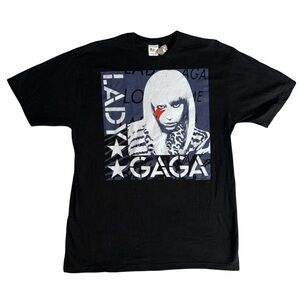 Lady Gaga 2009 Just Dance Official Merch T-Shirt XL